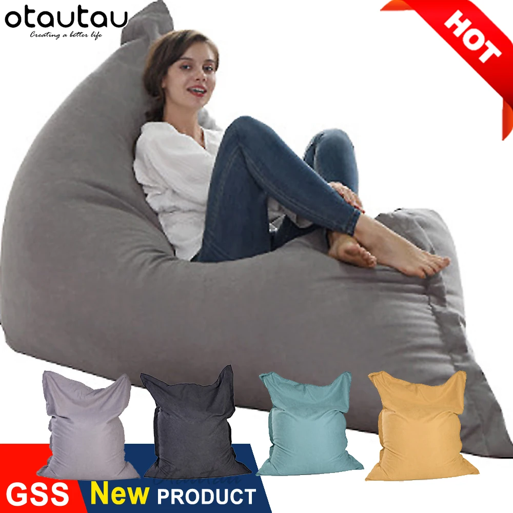 Pouf Ottoman Envelope Floor Corner Seat Beanbag Recliner Dd5hgr1t