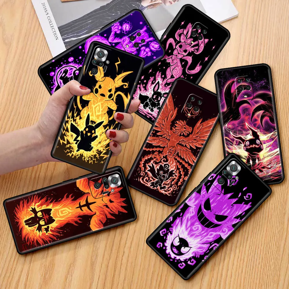 

Case For Xiaomi Redmi Note 11 9S 10 9 8 7 9A 9C 9i K40 8T 10C 9T K50 Silicone Phone Shell Pokemon Pikachu Cool