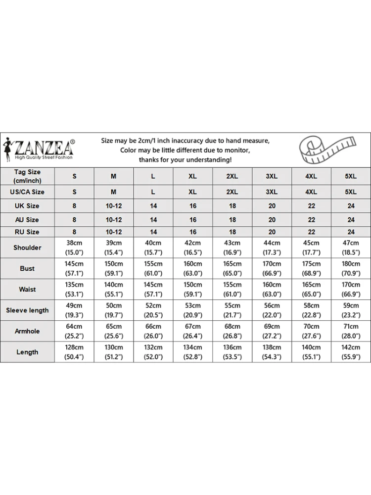 Элегантное мусульманское платье макси ZANZEA женское повседневное всесезонное