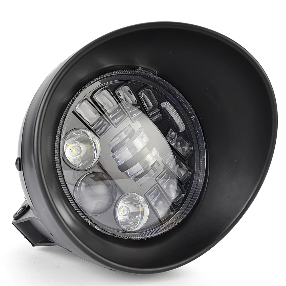 

Мотоцикл LED патрон фары для For Yamaha Honda Suzuki Kawasaki США или метрический вертолет