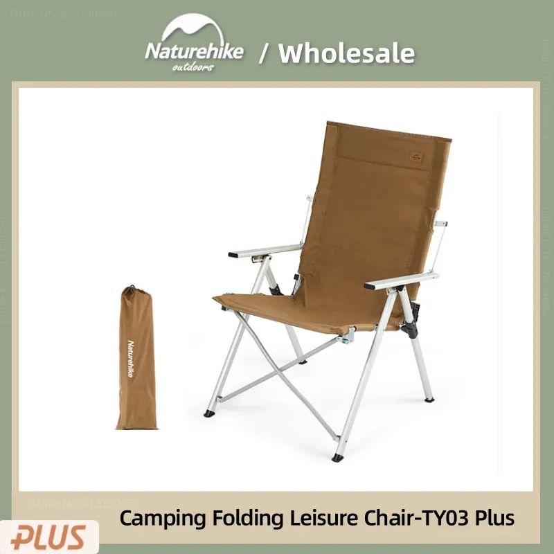 

Naturehike Outdoor Portable Breathable Leisure Backrest Chair Camping Picnic Aluminium Alloy Folding Chair Travel Beach Chairs