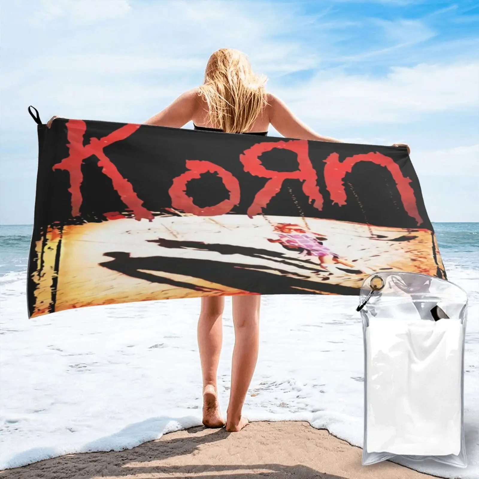 

Bnwt Korn Album Cover American Nu Beach Towel Bathroom Products Beach Towels Face Towel Beach Towel Hand Towels Bathrobe Woman