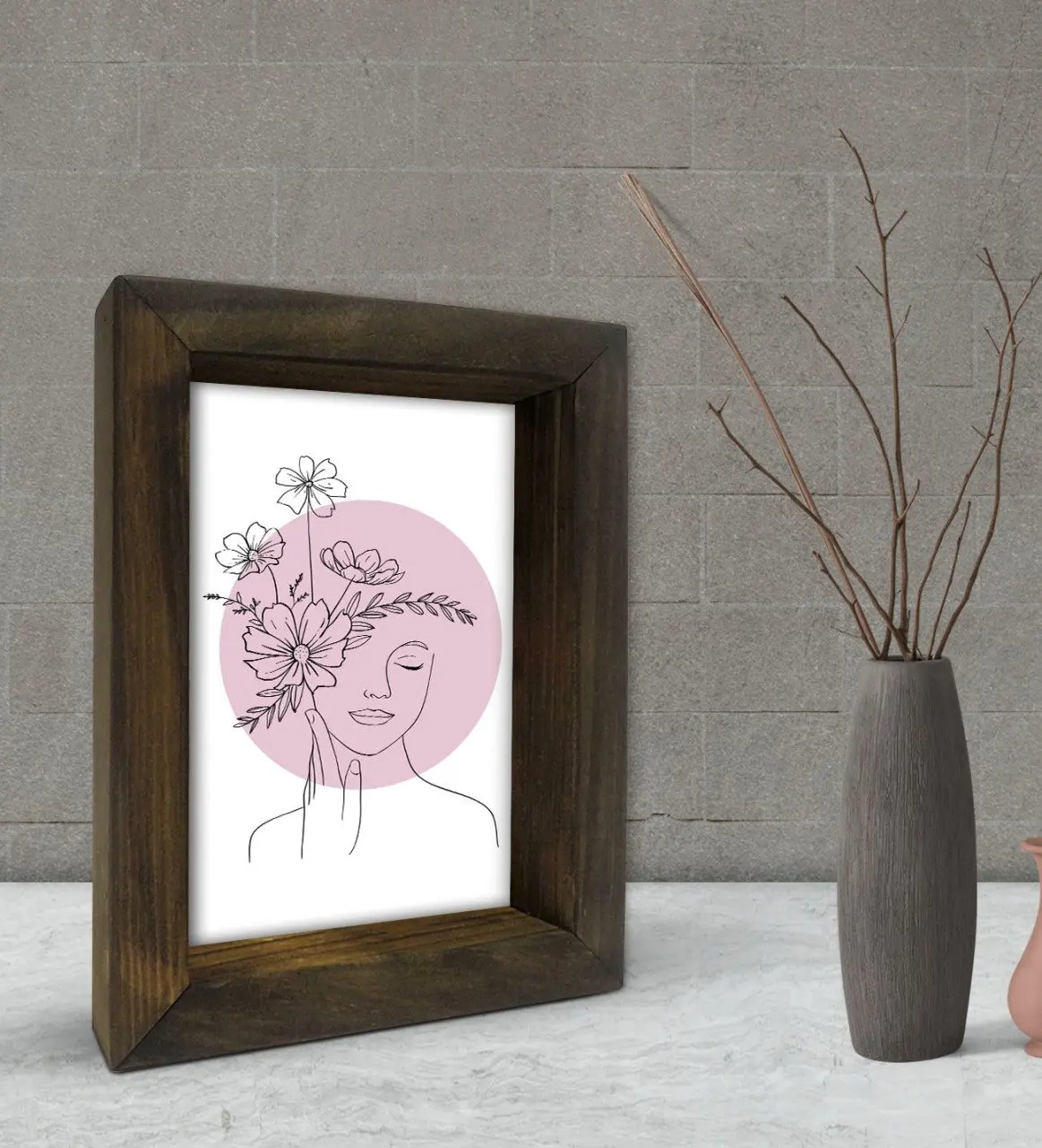 

BK Подарочная декоративная рама из натурального массива дерева 15x20 см-85