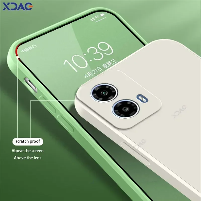 Роскошный квадратный жидкий силиконовый чехол для телефона с двойной подкладкой