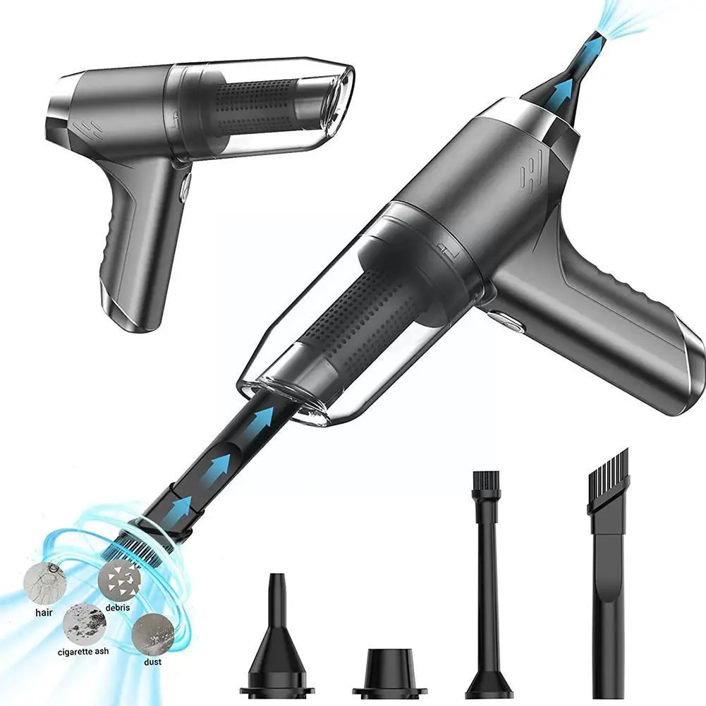 

Wireless Car Vacuum Cleaner Handheld Cleaning Machine Mini Portable Automotive Vacuum Cleaner For Car Strong Suction Y7M2