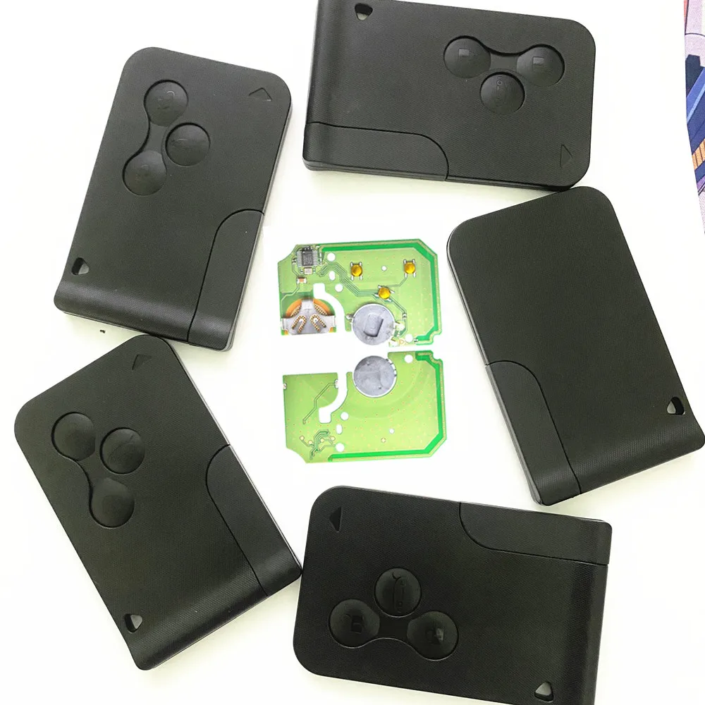 1/5 шт. 3-кнопочный автоматический сменный половинный ключ для смарт-карты 433 МГц ID46