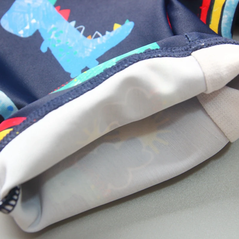 Children's Swimwear Long Sleeve Swimming Suit for Kids Boys Beach Fashion UPF50 Baby Swimsuit Child Dinosaur Shark Bathing Suits
