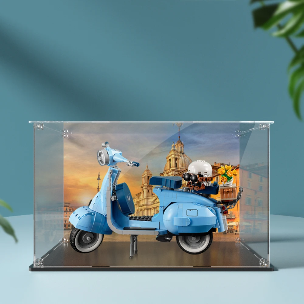 Акриловая витрина для lego 10298 дисплей Vespa 125 строительный блок пылезащитная