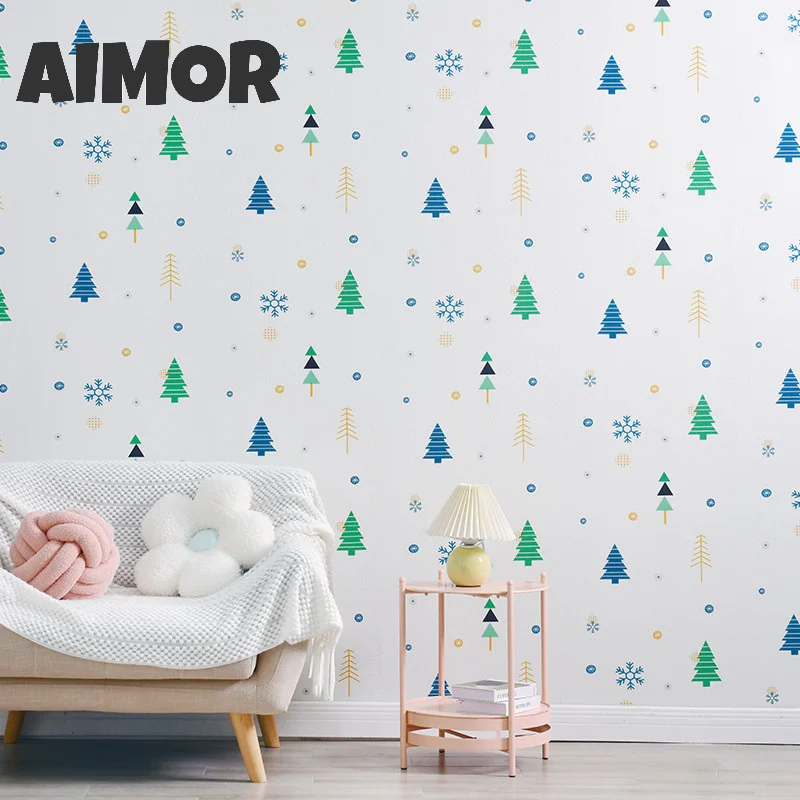 

Aimor Diatom Mud Zero Formaldehyde Children's Environmental Protection Children's Room Anti-collision Aluminum Wall Sticker