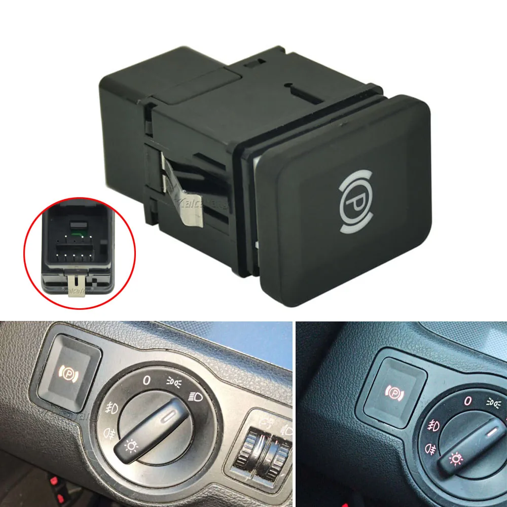 

Car Parking Brake Switch Handbrake Button 3C0927225C For Volkswagen VW Passat B6 2006-2011 R36 CC 2009-2012 Auto Accessories