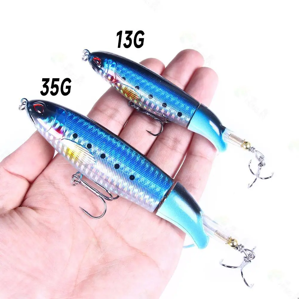 

35g/14cm Simulation Fishing Bait With Propeller Tail Pencil Hard Bait Fishing Tackle For Pike Perch Bass With Box Wholesale