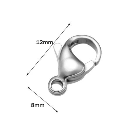 Крючки для ювелирных изделий из нержавеющей стали 20/100 шт.