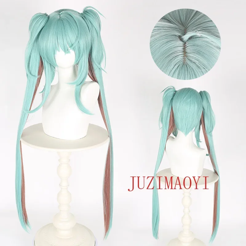 SN60 Аниме Miku Rascal Косплей Парик x 2023 Длинные хвостики термостойкие синтетические