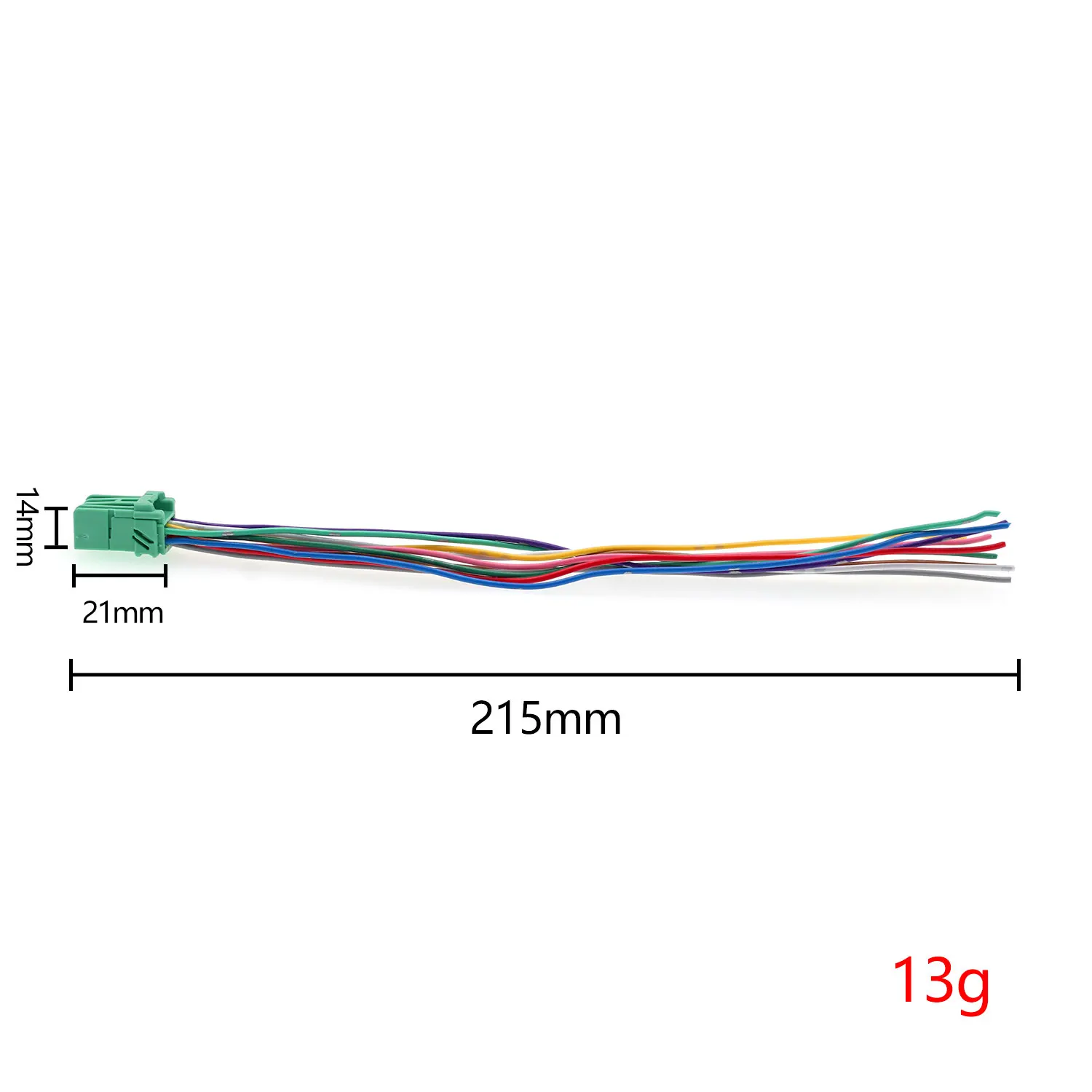 

Для Honda 10-контактный разъем с одним ключом