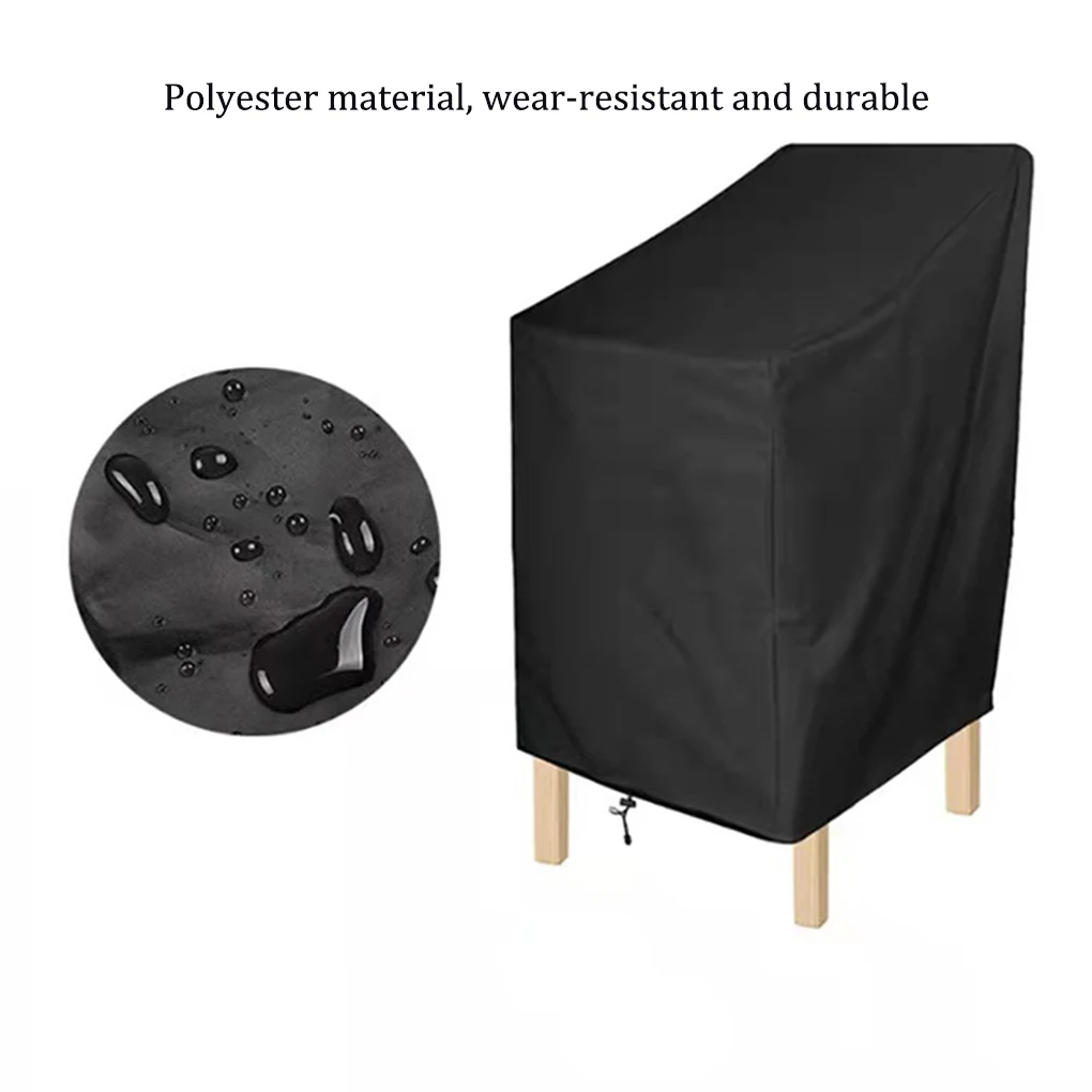 

Stacked Chair Dust Cover Outdoor Storage Waterproof Protector Beach