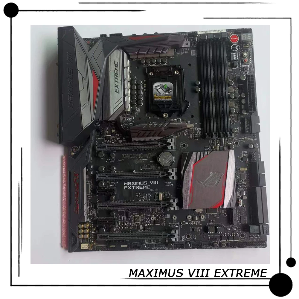 

Материнская плата MAXIMUS VIII EXTREME для настольного компьютера ASUS, Intel Z170 6-го поколения Core i7/i5/i3/Pentium/Celeron LGA 1151 DDR4, идеально протестирована