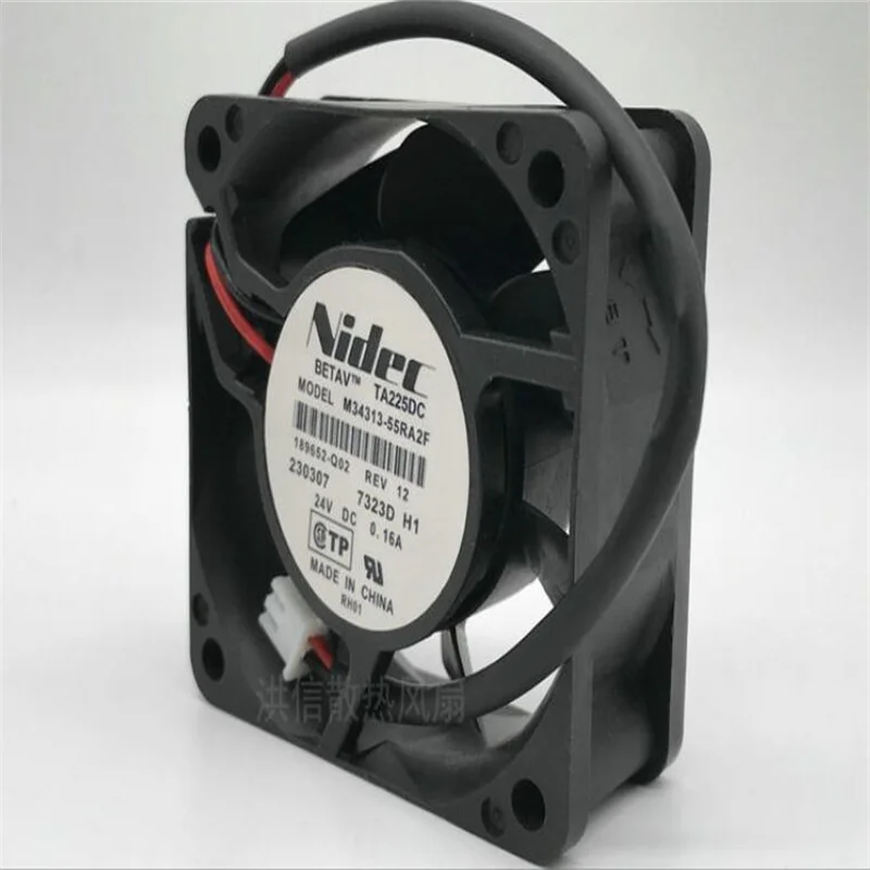 

Wholesale fan: original nidec 6025 m34313-55ra2f dc24v 0.16a 60 *60* 25mm two-wire inverter fan