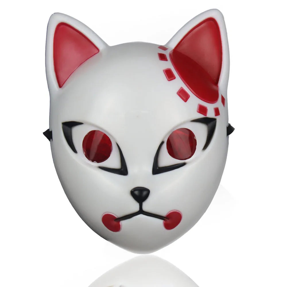 

Японские Аниме-маски для косплея, рассекающий демонов, камадо, танджиро, сабито, макомо, маска Hannya Tengu Маскарадная маска на Хэллоуин, реквизи...
