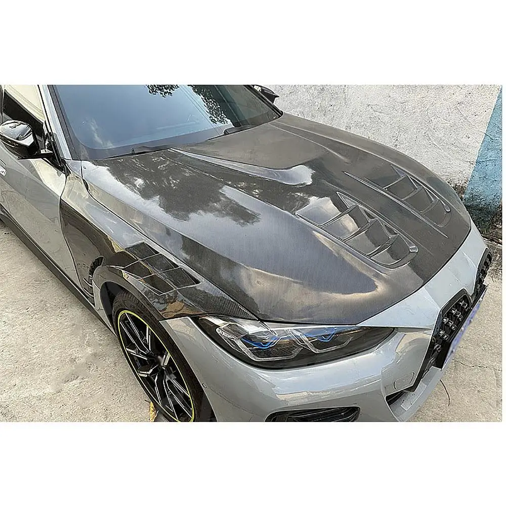 Передний бампер капот двигателя крышка капота из углеродного волокна для BMW 3 4