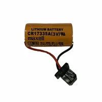 1pce cr17335a 3v fanuc special lithium battery black plug a98l 0031 0028