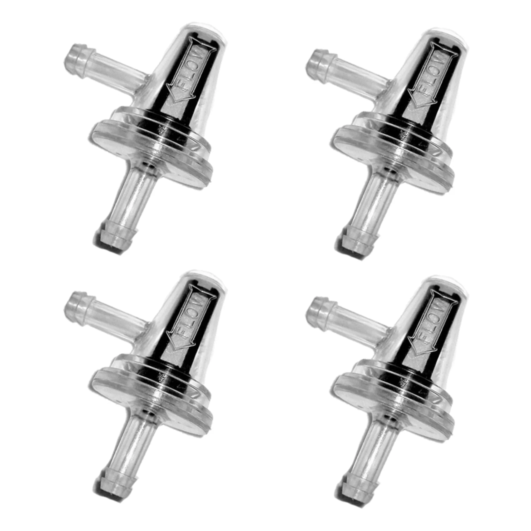 

4Pcs Universal Motorcycle Right Angle Inline Fuel Filter 1/4 Inch 6mm Hose Lines for KAWASAKI Yamaha
