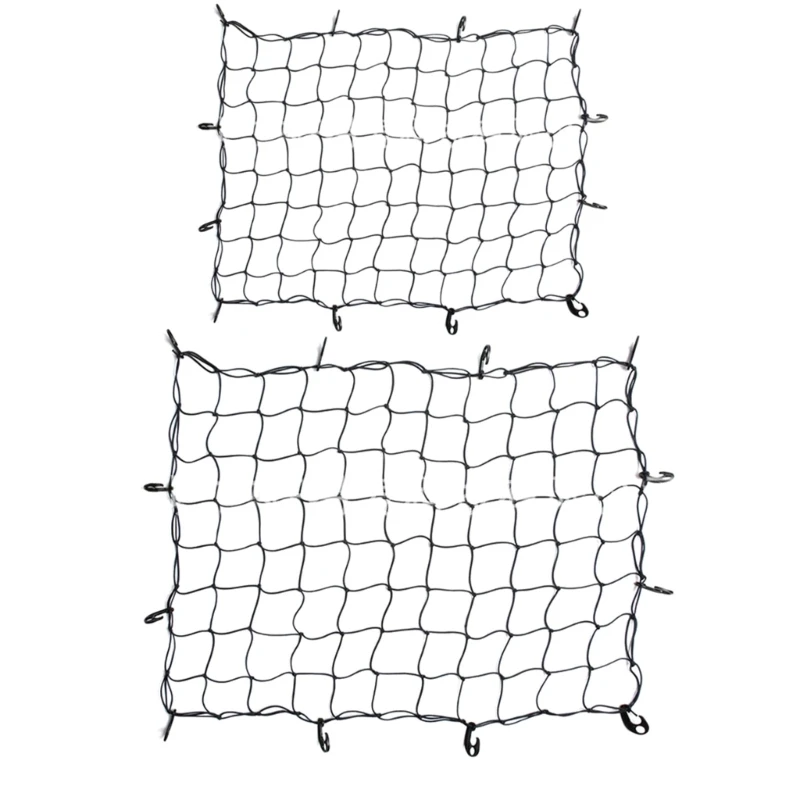 

Universal Auto Car SUV Pick-up Trucks-Roof Top Luggage Cargo Basket Elasticated Trunk Net with Hooks for Camping