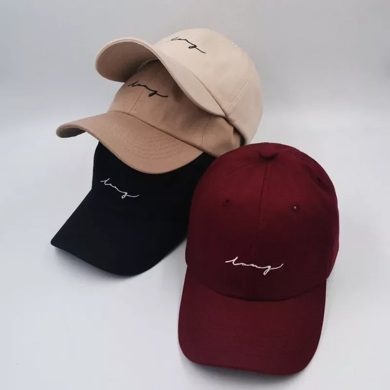 Cotton Baseball Cap for Women and Men Fashion Snapback Cap Unisex Hip Hop Hats Embroidery Summer Sun Hats