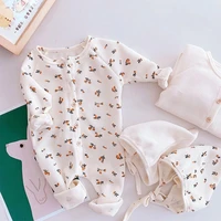 milancel 2022 spring new baby clothes knitted long sleeves toddle romper simple casual infant outfit