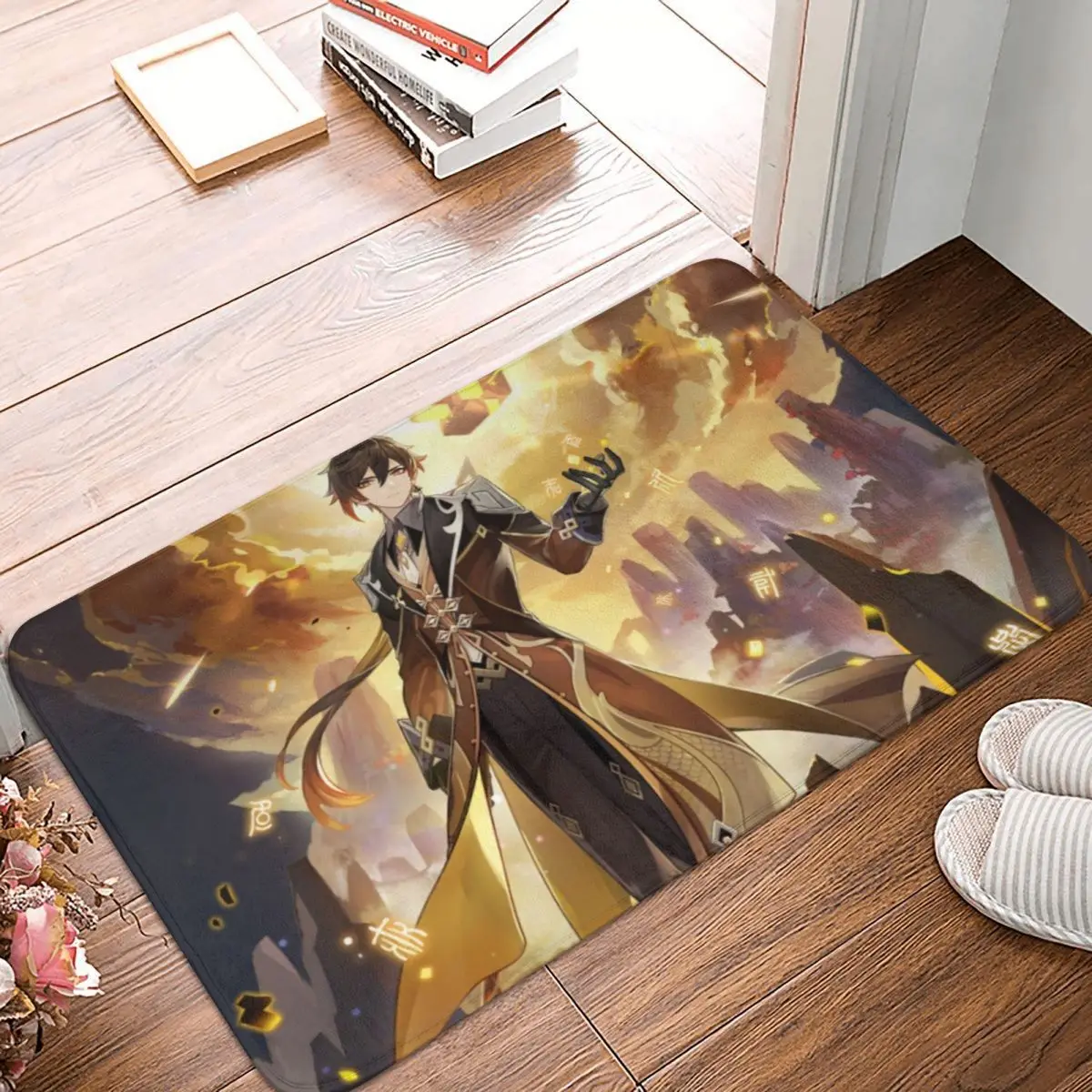 

Genshin Impact New Characters Events And Areas Are Provided For You To Explore Kitchen Non-Slip Carpet Zhongli Bedroom Mat