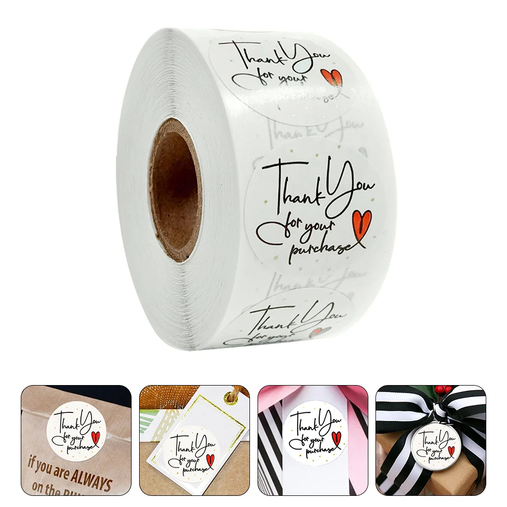

500pcs Decorative Printed Sentence Wrapping Decal Sealing Sticker