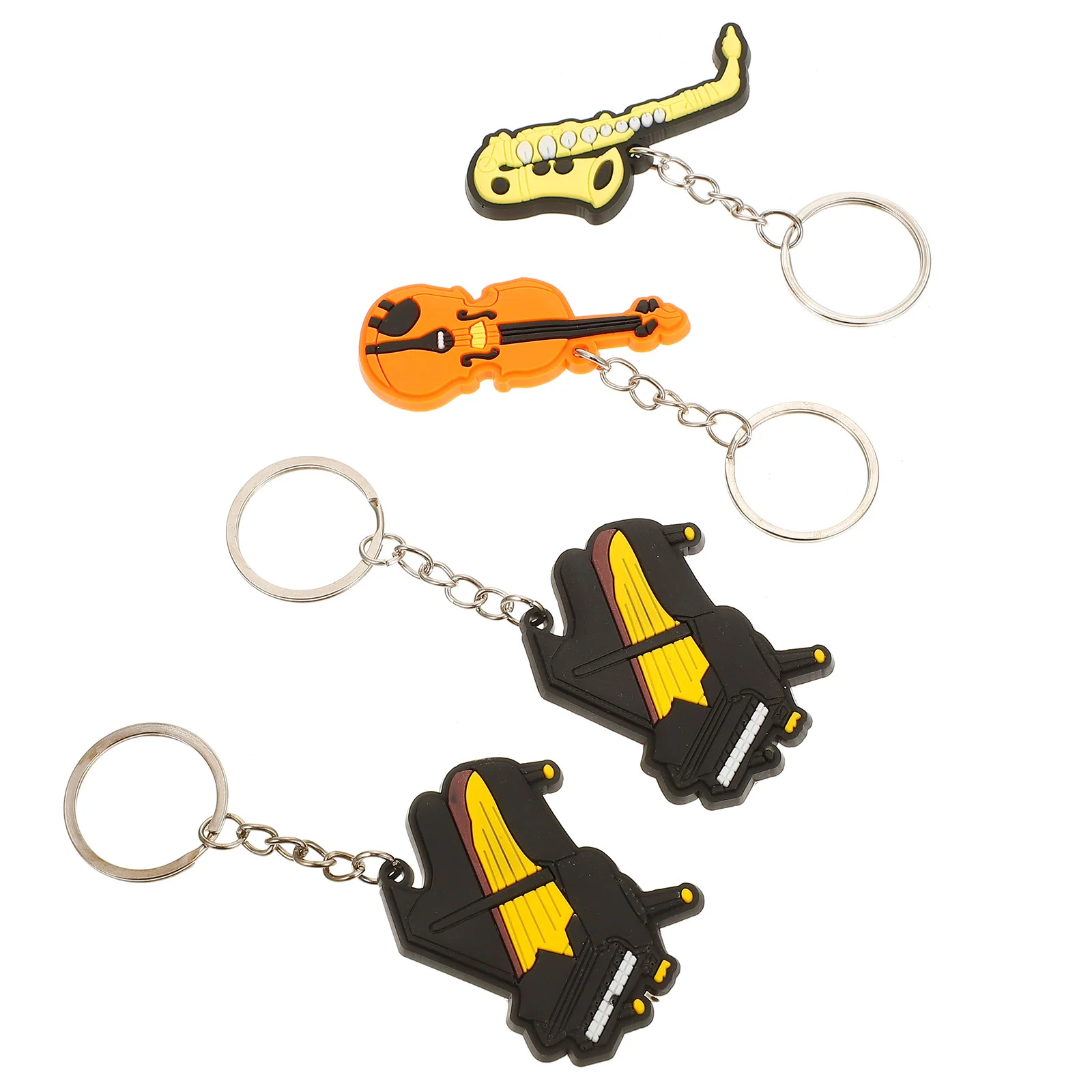 

Keychain Guitar Metalkeyring Key Musicalchain Pendant Gifts Favours Party Charm Ring Cell Instrument Drummer Gift Musician Drum