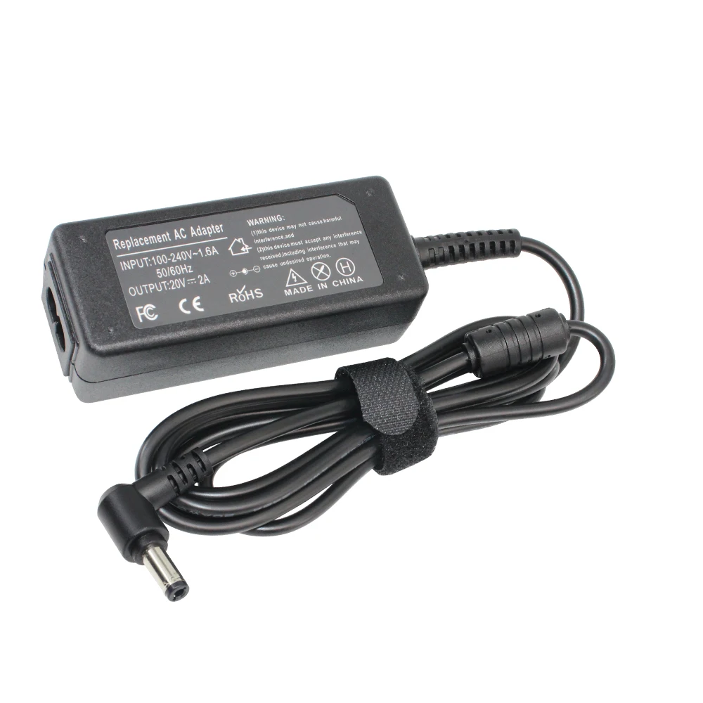 

40W 20V 2A 5.5*2.5mm AC/DC Adapter Charger Power Cord For Lenovo Laptops