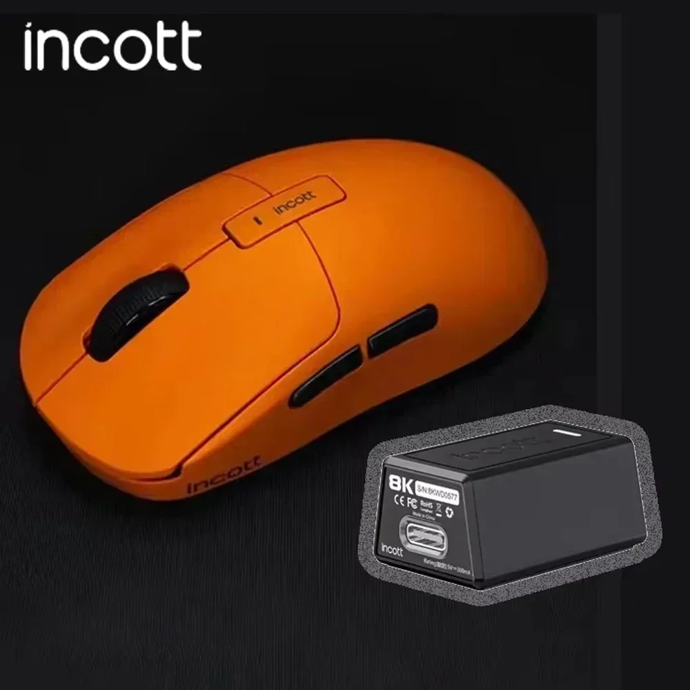 Беспроводная мышь Incott G23 Pro 8k Paw3950 с датчиком, двойной режим, игровая мышь с быстрой зарядкой, игровая мышь с горячей заменой, плеер, подарок (art.: 3920ce31efccc) - 3920ce31efccc