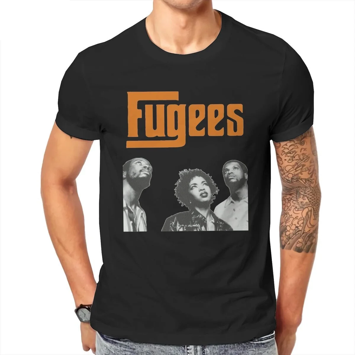 

Y2k Fugees T Shirt Oversize Hill Lauryn Vintage Black T-shirt 90s Short Sleeve Tee Men Y 2k Cotton Printed Graphic Free Shipping