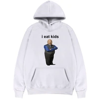 i eat kids hoodies bertram hope print hoodie funny tops streetwear men women fashion oversized brand creativity hoody sweatshirt