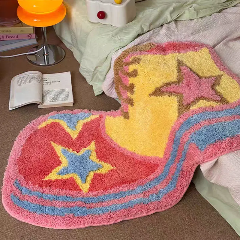 Необычная обувь ковер милые прикроватные ботинки с героями мультфильмов для