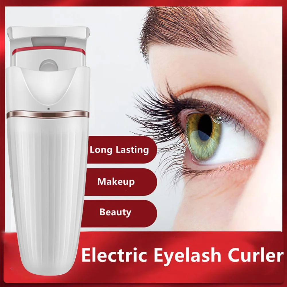 

Electric Eyelash Curler Long Lasting Heated Eye Lashes Curler Constant Temperature Curling Rechargeable Makeup Tools