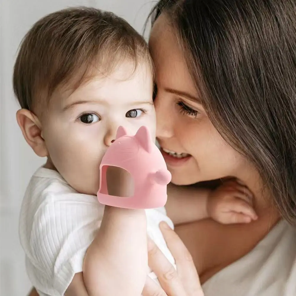 

Силиконовая соска-пустышка с зубами для детей