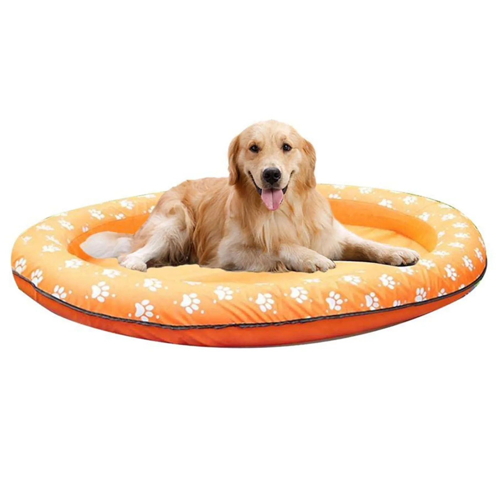 

Swimming Pool Float for Pet Summer Soft PVC Round Large Swimming Bed for Enjoying Summer Leisure Time