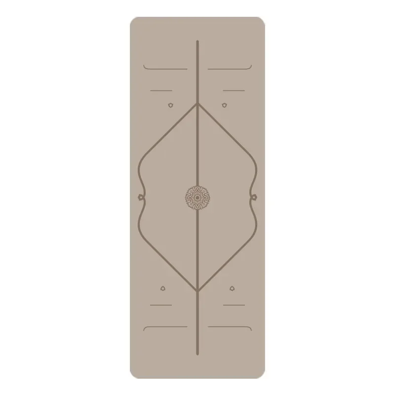 Коврик для фитнеса Натуральный резиновый коврик йоги из искусственной кожи