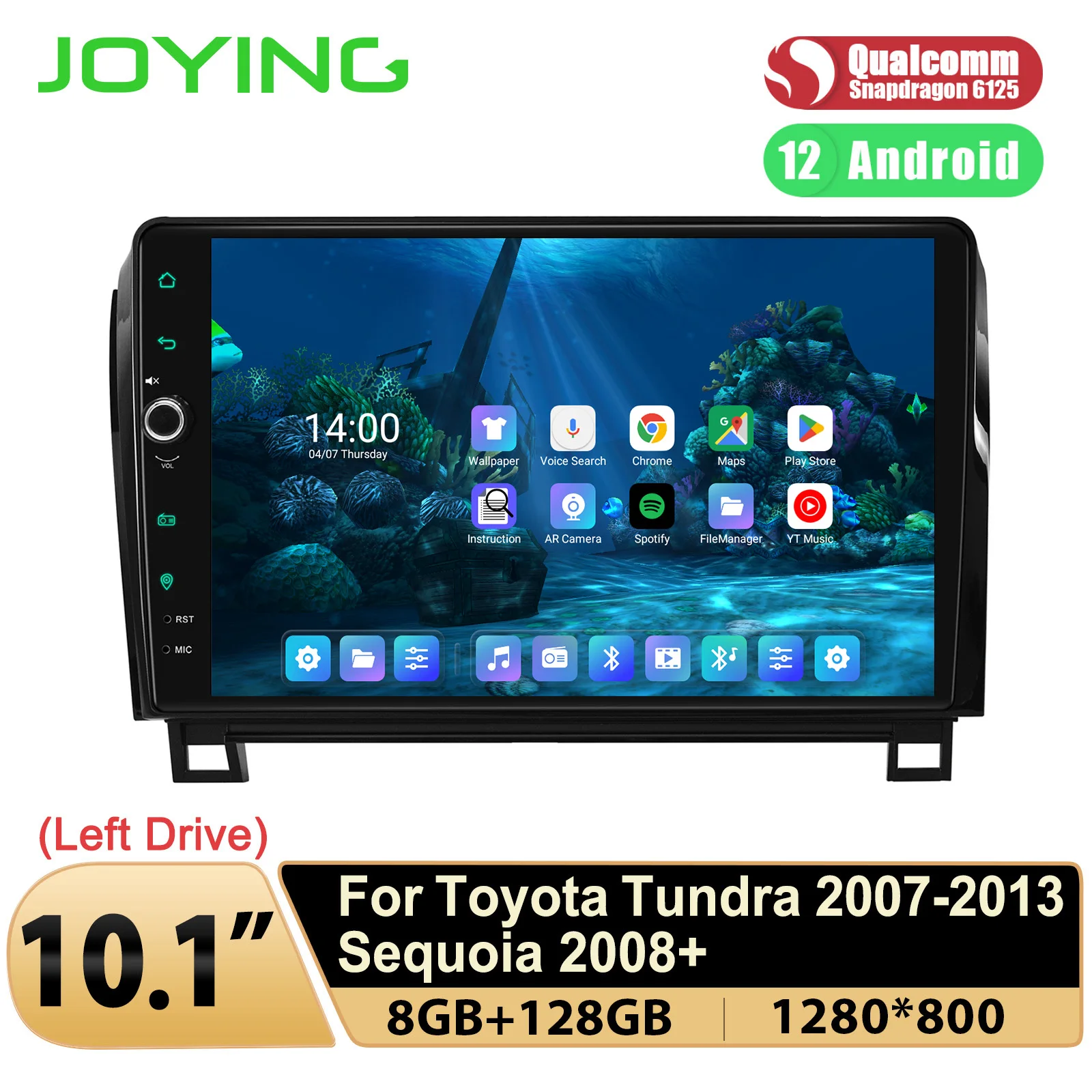 Автомобильный мультимедийный плеер JOYING стерео-система на Android с 10 &quotэкраном для