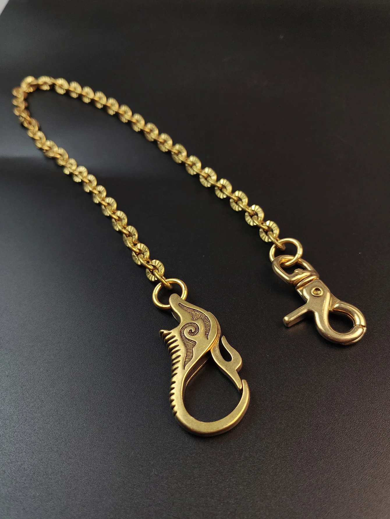 Женский брелок-цепочка под джинсы Твердый латунный тяжелый Прочный инструмент