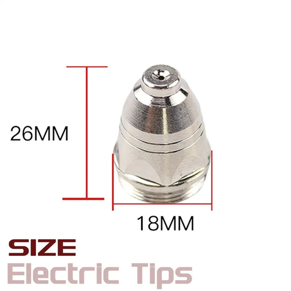 

Durable Newest Profi Top-quality Electrode Tip Plasma Cutter Parts Plasma Porcelain Replacement Shield Tools 30X