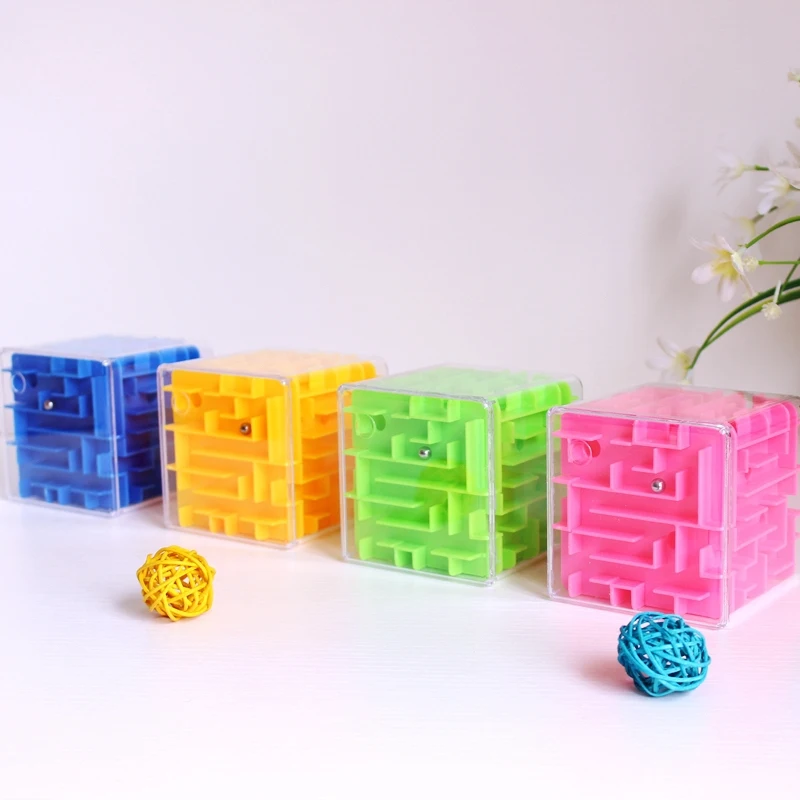 

3D Big Size Speed Cube Maze Magic Cube Puzzle Game Labyrinth Rolling Ball Brain Learning Balance Educational Toys For Children A
