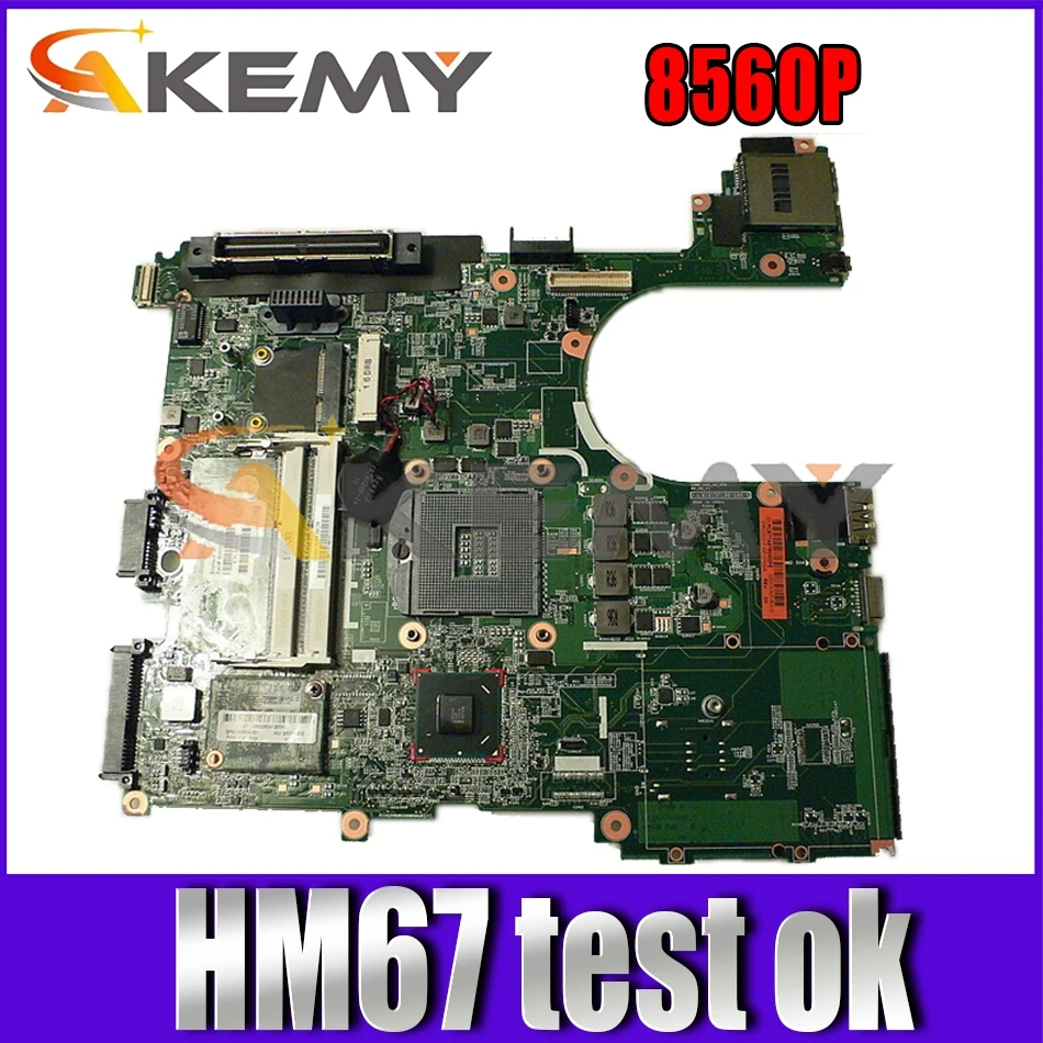 

684323-001 684323-501 For HP Elitebook 8560P Notebook Mainboard 0105FM00 SLJ4M HM67 216-0809024 Laptop motherboard