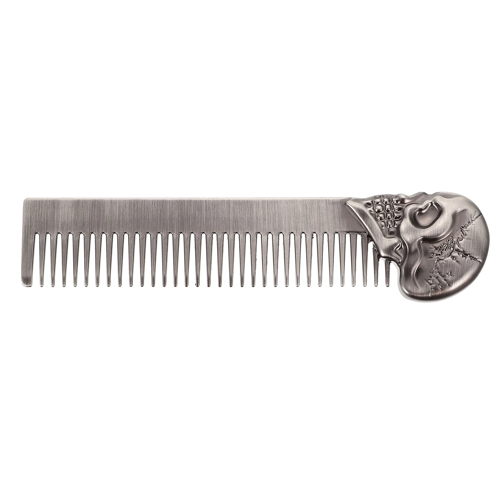 

Beard Combs Men Pocket Beard Brush Pocket Beard Comb Metal Beard Comb Wallet Metal Hairdressing Hair Comb Beard Oil Comb