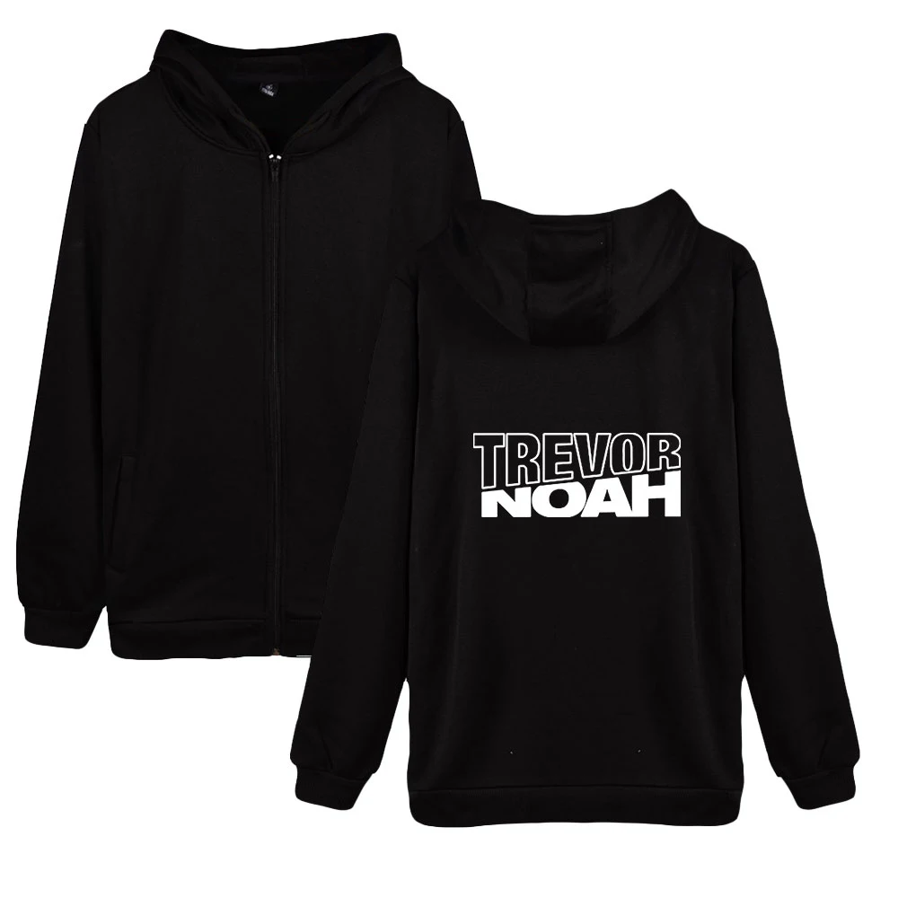 

Trevor Noah Zipper Hoodies Women Men Long Sleeve Hooded Sweatshirt Casual Streetwear Zip Up Clothes