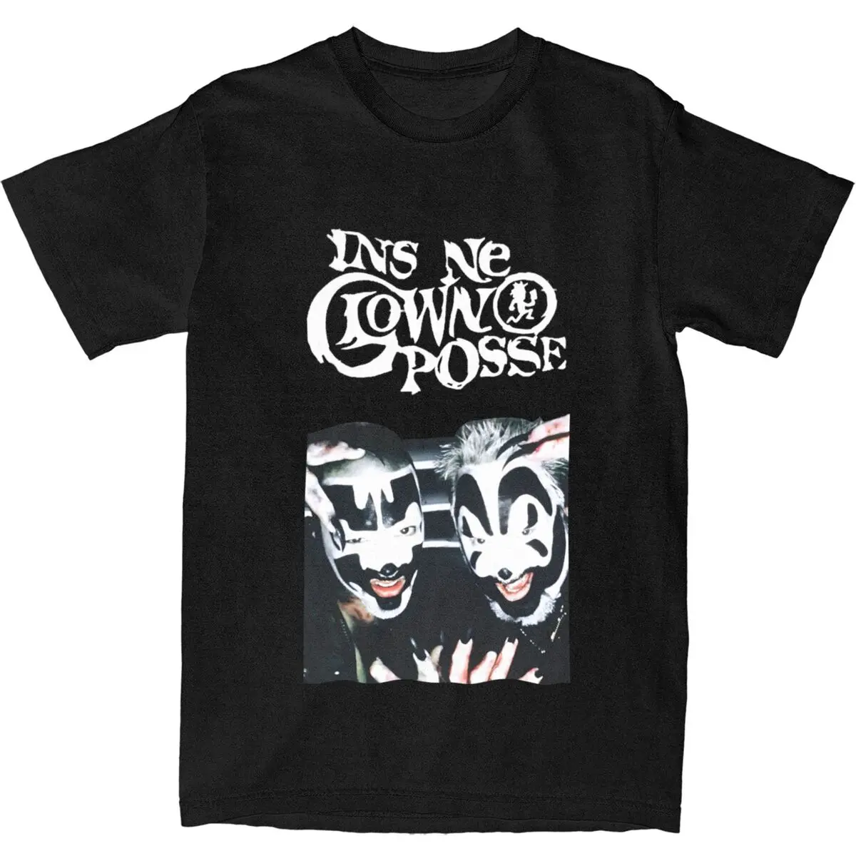 Футболки Insane Clown Posse Band хлопковая одежда летняя повседневная футболка с короткими