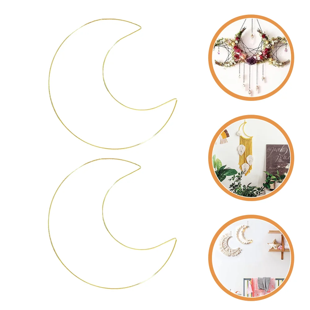 

Dream Catcher Ring Wreath Frame Diy Metal Macrame Rings Iron Hoop Hoops Moon Making Craft Floral Dreamcatcher Circlegarland Gold