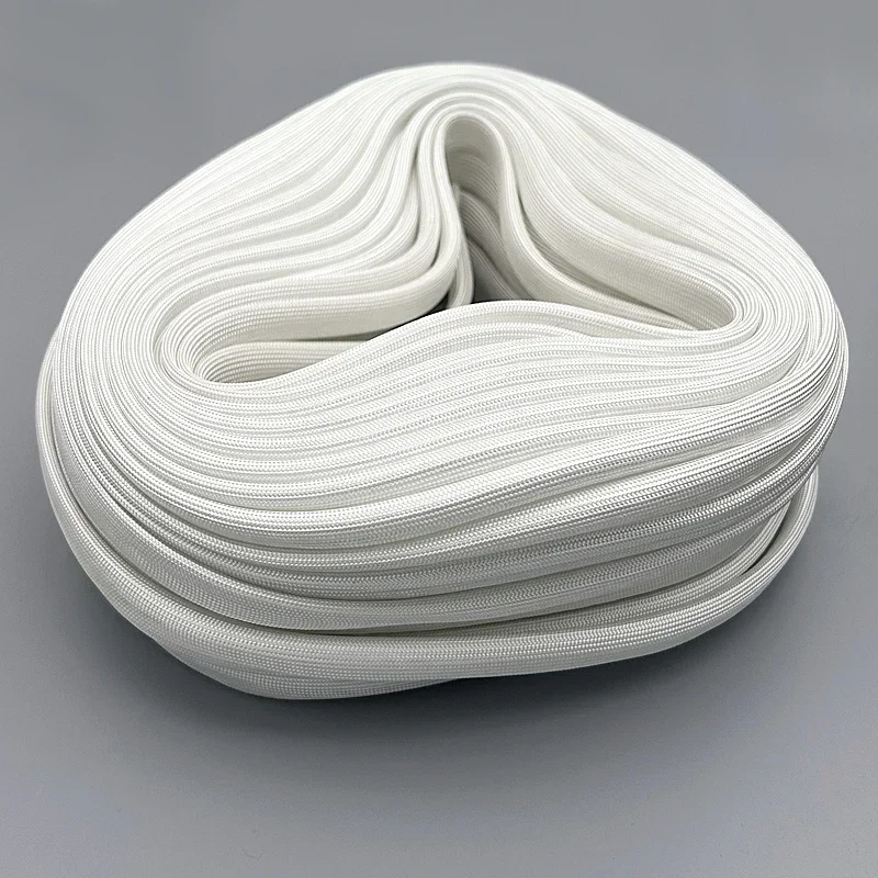 

1/3/5/10 м трубка из стекловолокна 0,5 мм ~ 30 мм HTG кабельный рукав мягкое химическое волокно стеклянная проволока протектор изоляция высокая температура